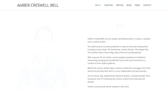 Desktop Screenshot of ambercreswell.com